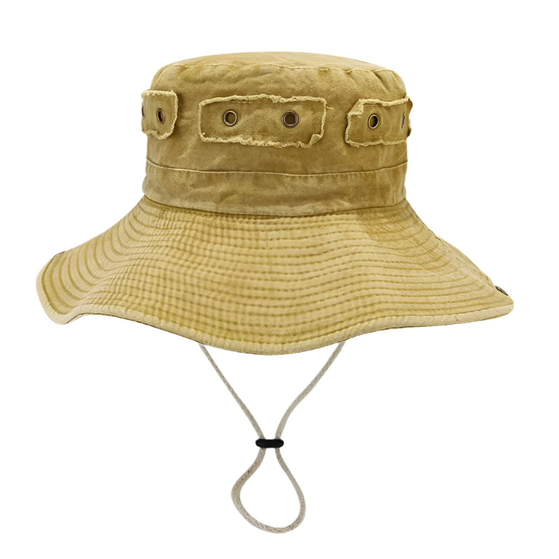 Chapeau de Sport Rétro Délavé jaune