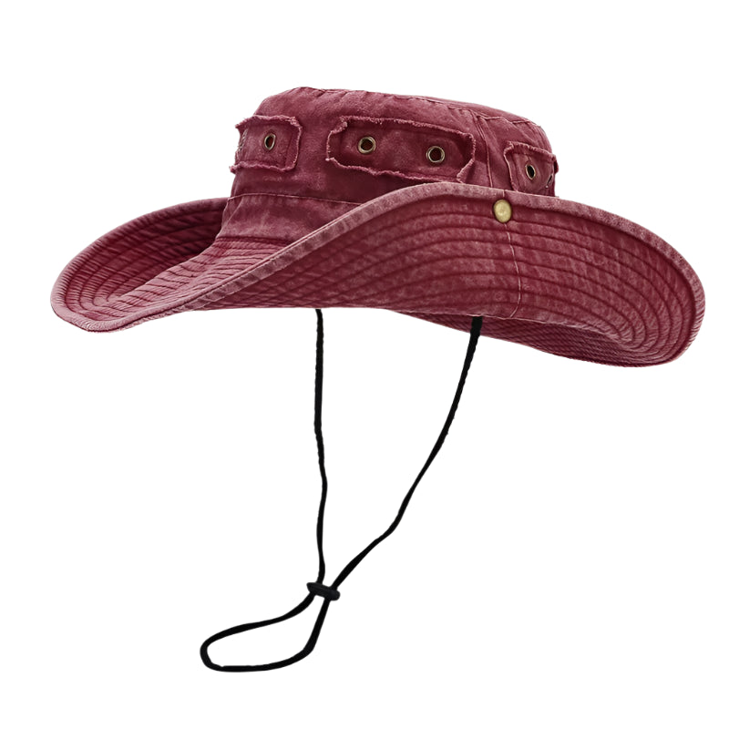 Chapeau de Sport Rétro Délavé rouge