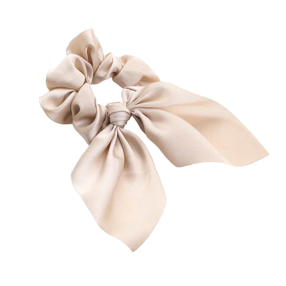Chouchou à Nœud Stylé Beige