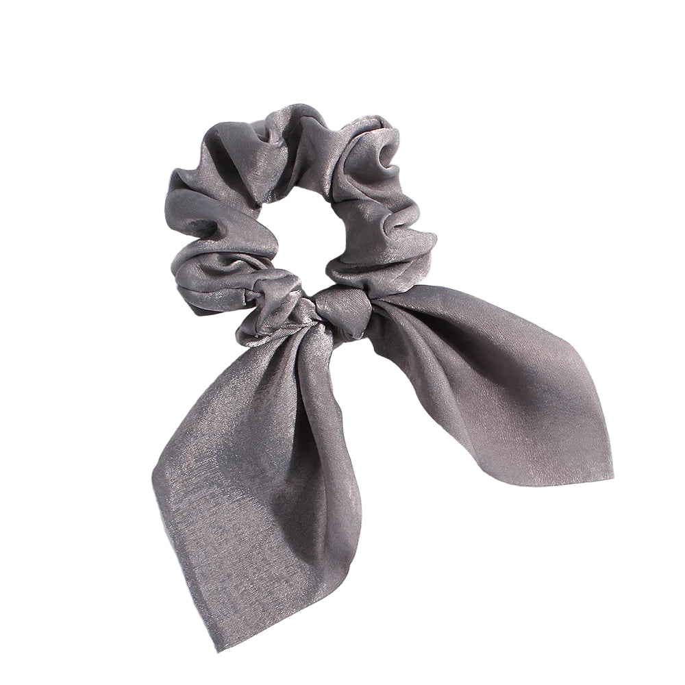 Chouchou à Nœud Stylé Gris
