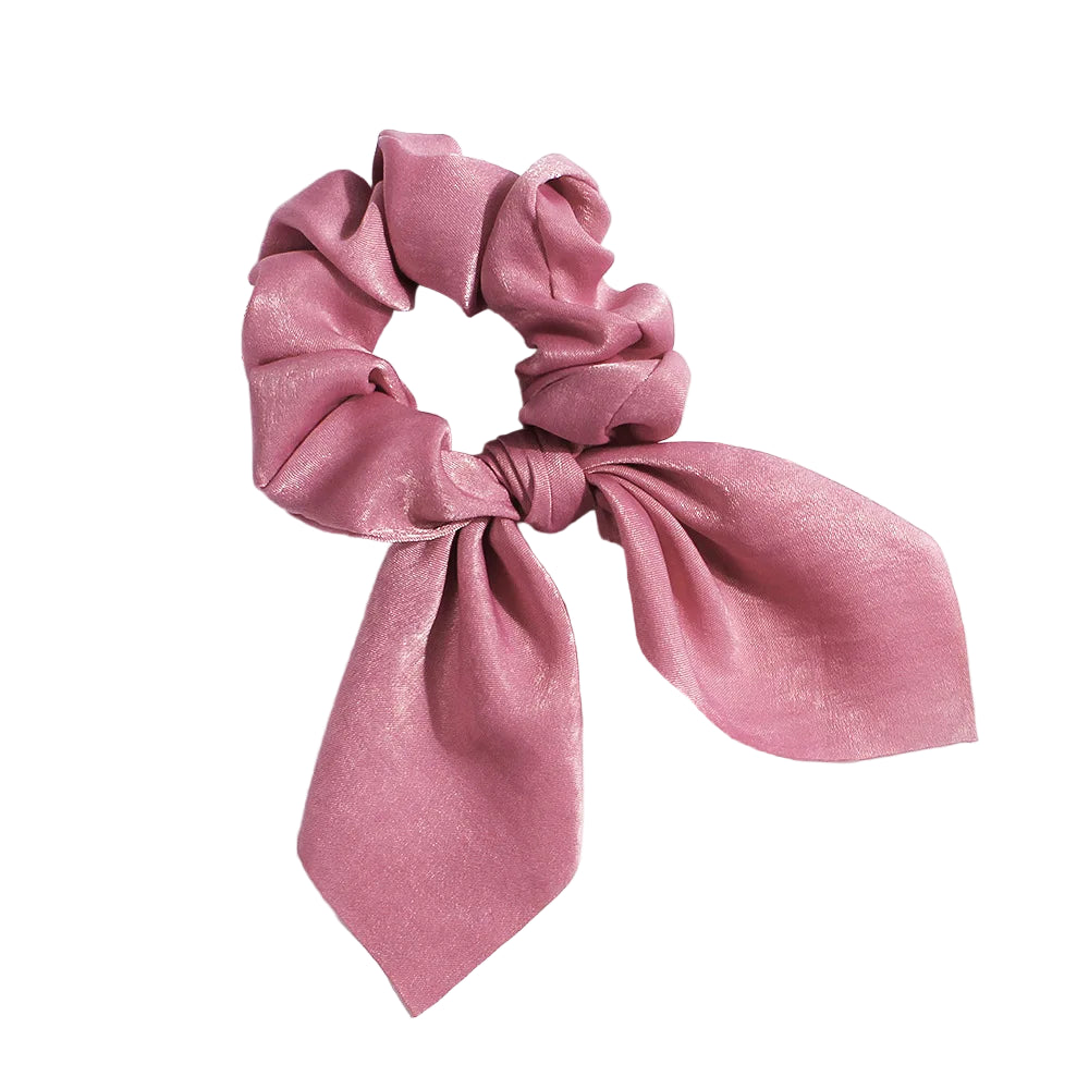 Chouchou à Nœud Stylé Rose