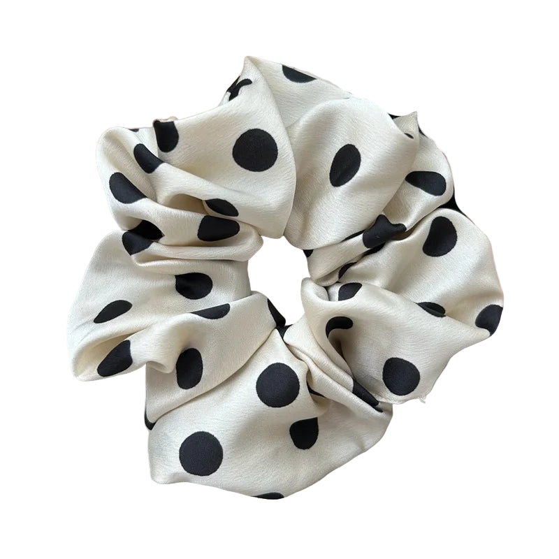Chouchou en Satin à Pois