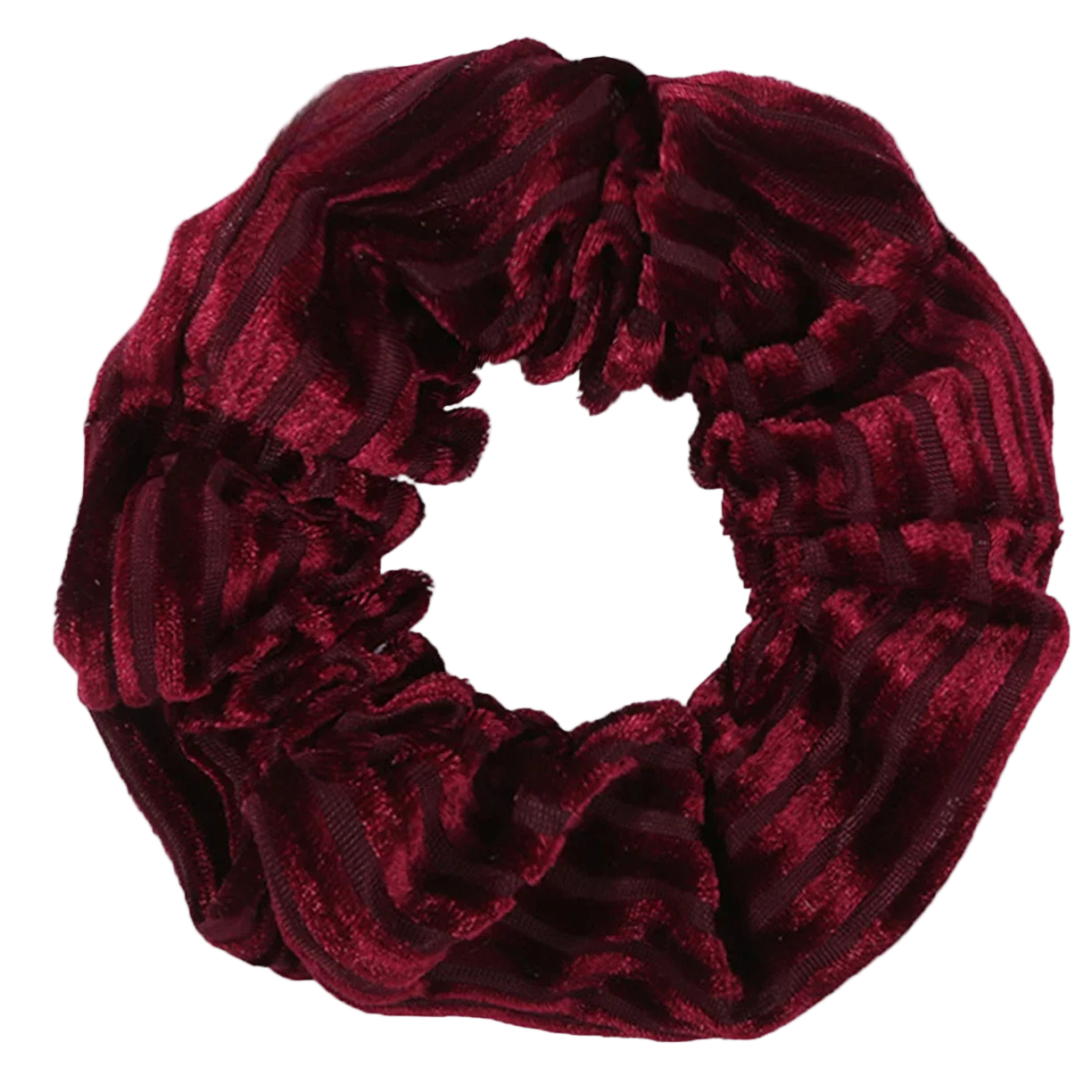 Chouchou en Velours Stylé Rouge