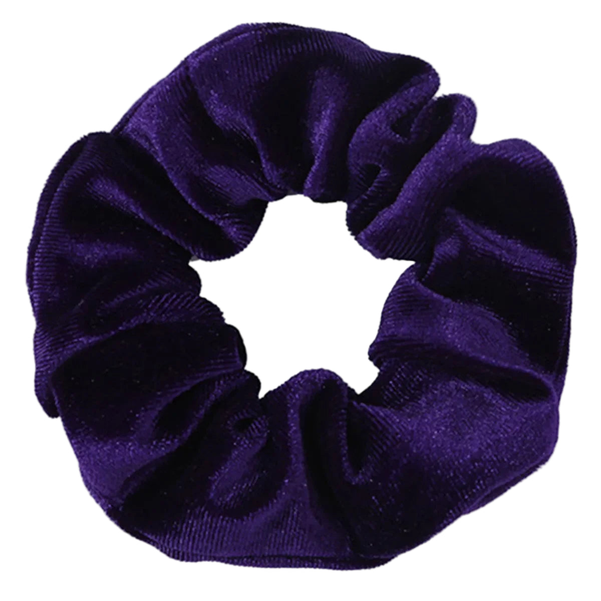 Chouchou en Velours Épuré Violet