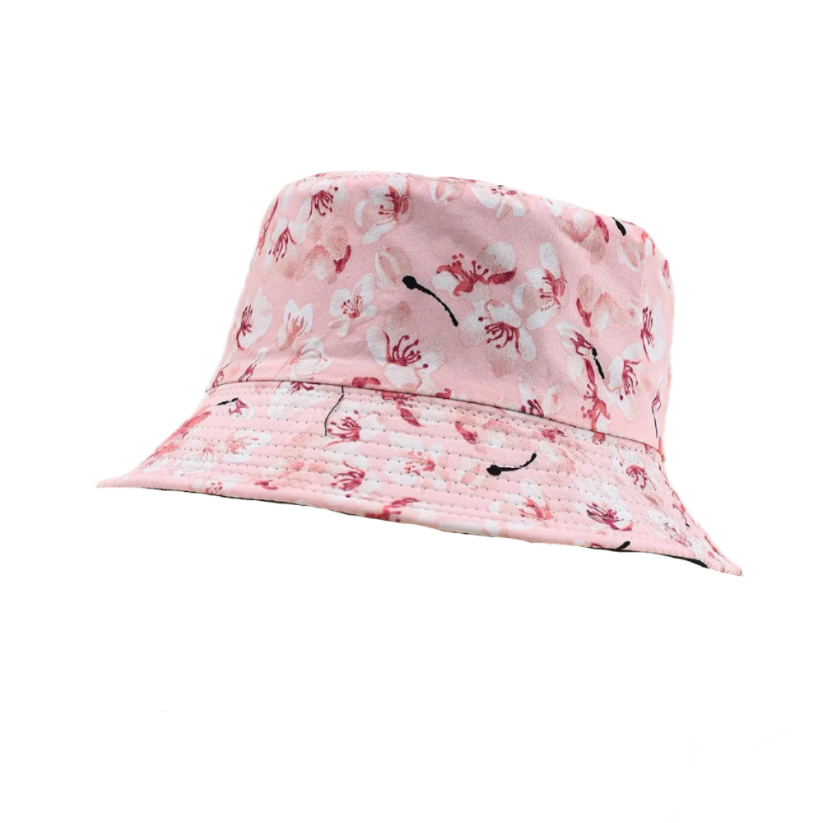 Bob à Motif Floral Rose