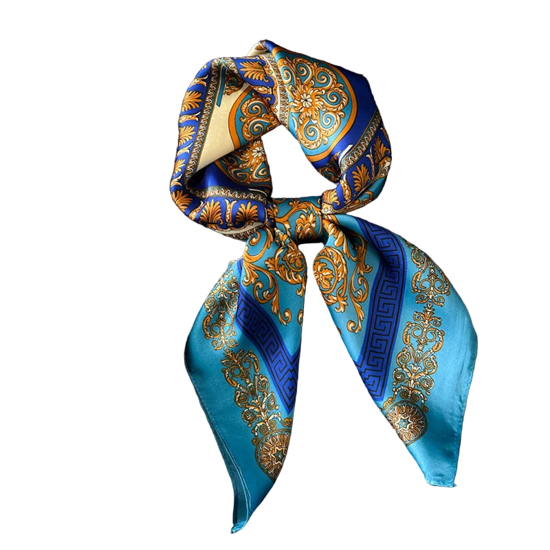 Foulard Femme Bleu Raffiné