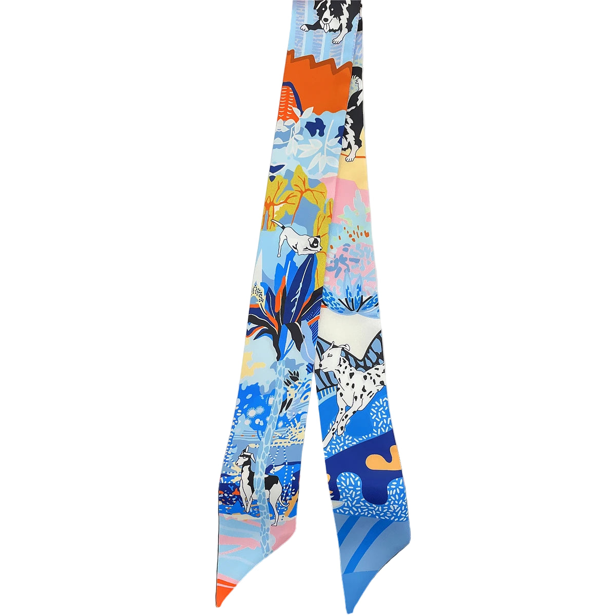 Foulard Femme Coloré Bleu