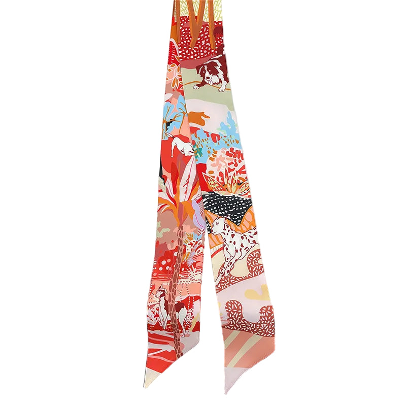 Foulard Femme Coloré Rouge
