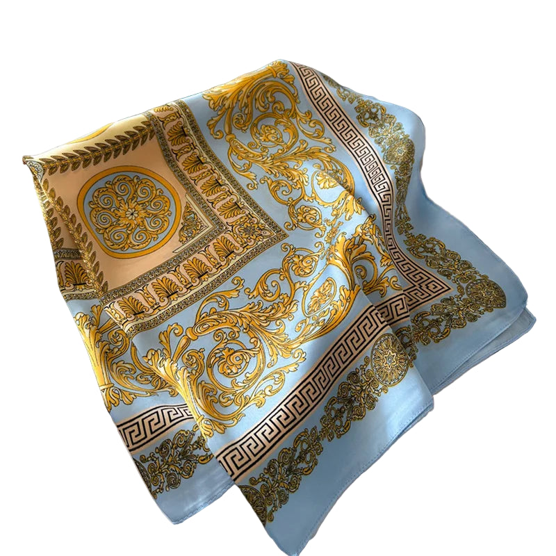 Foulard Femme Raffiné Bleu Ciel