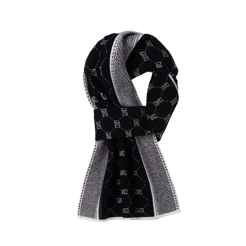 Foulard Homme Design Noir