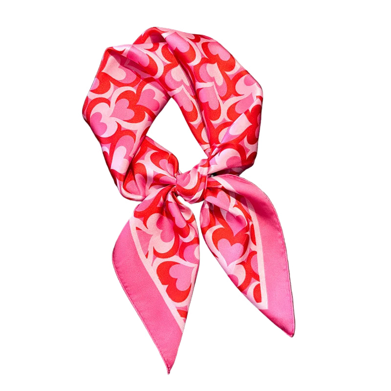 Foulard à Motif Cœurs