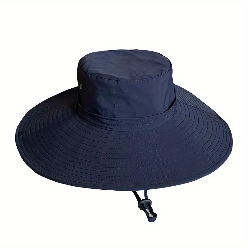 Grand Chapeau Bob de Pêche bleu