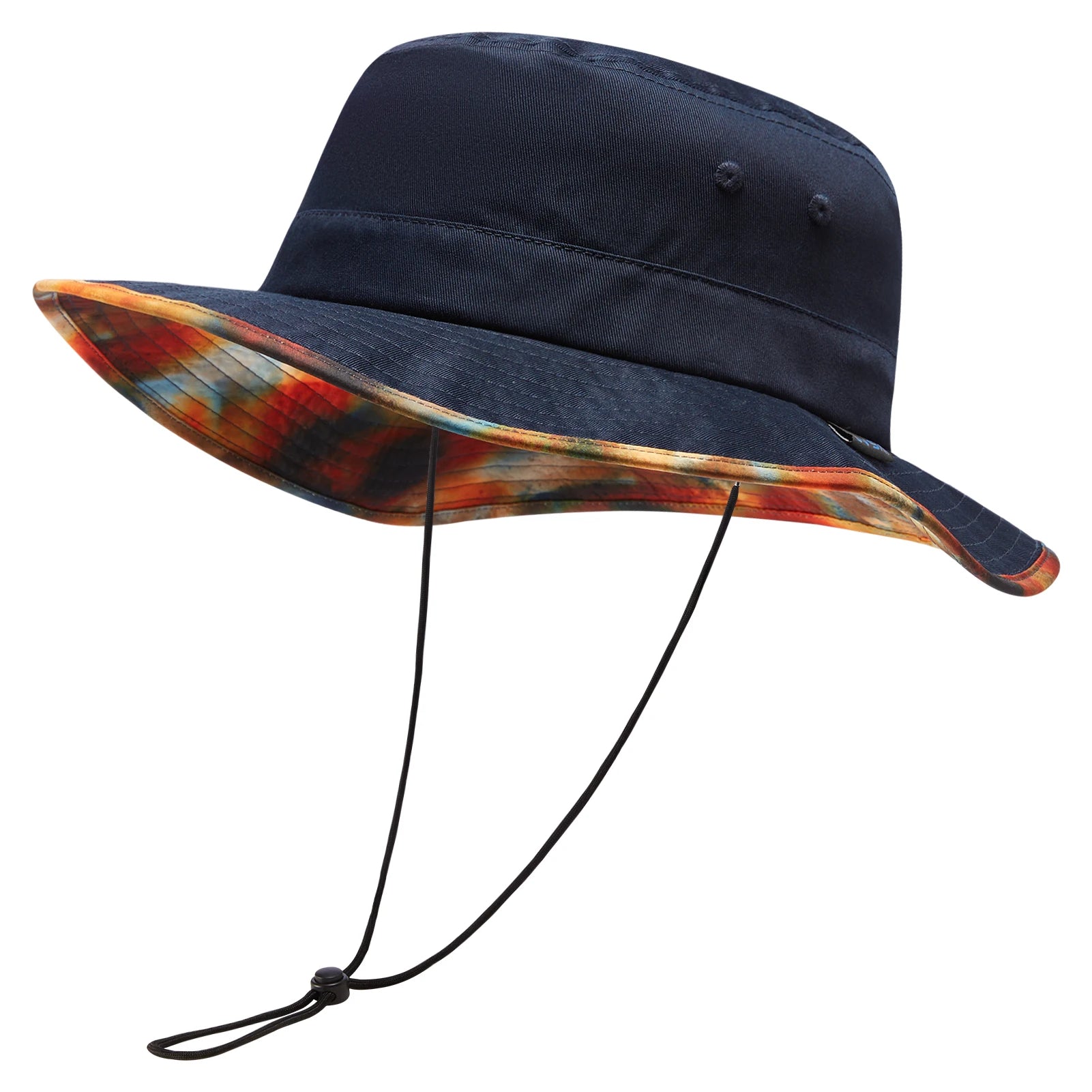 Grand Chapeau d’Été Bleu Foncé