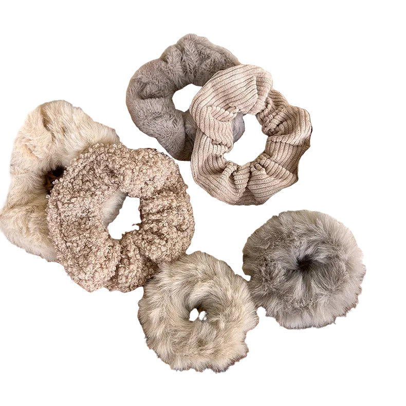 Lot de Chouchou Douillets Marron