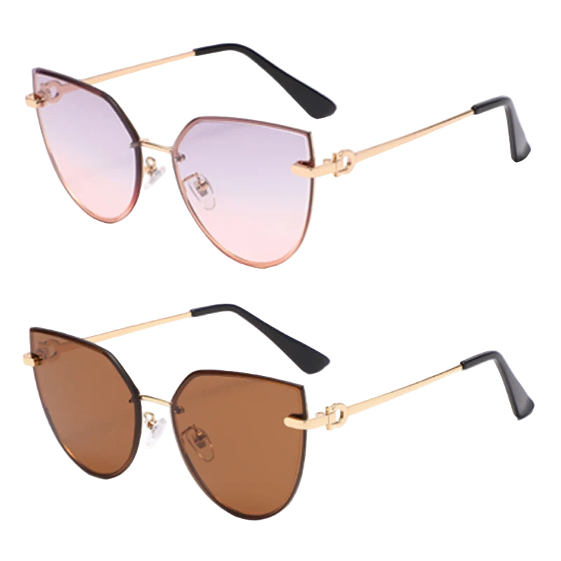 Lot de Lunettes de Soleil Dégradées Stylées