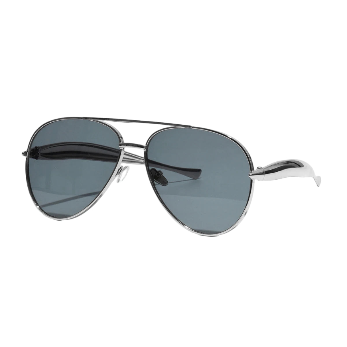 Lunettes de Soleil Aviateur Femme Gris