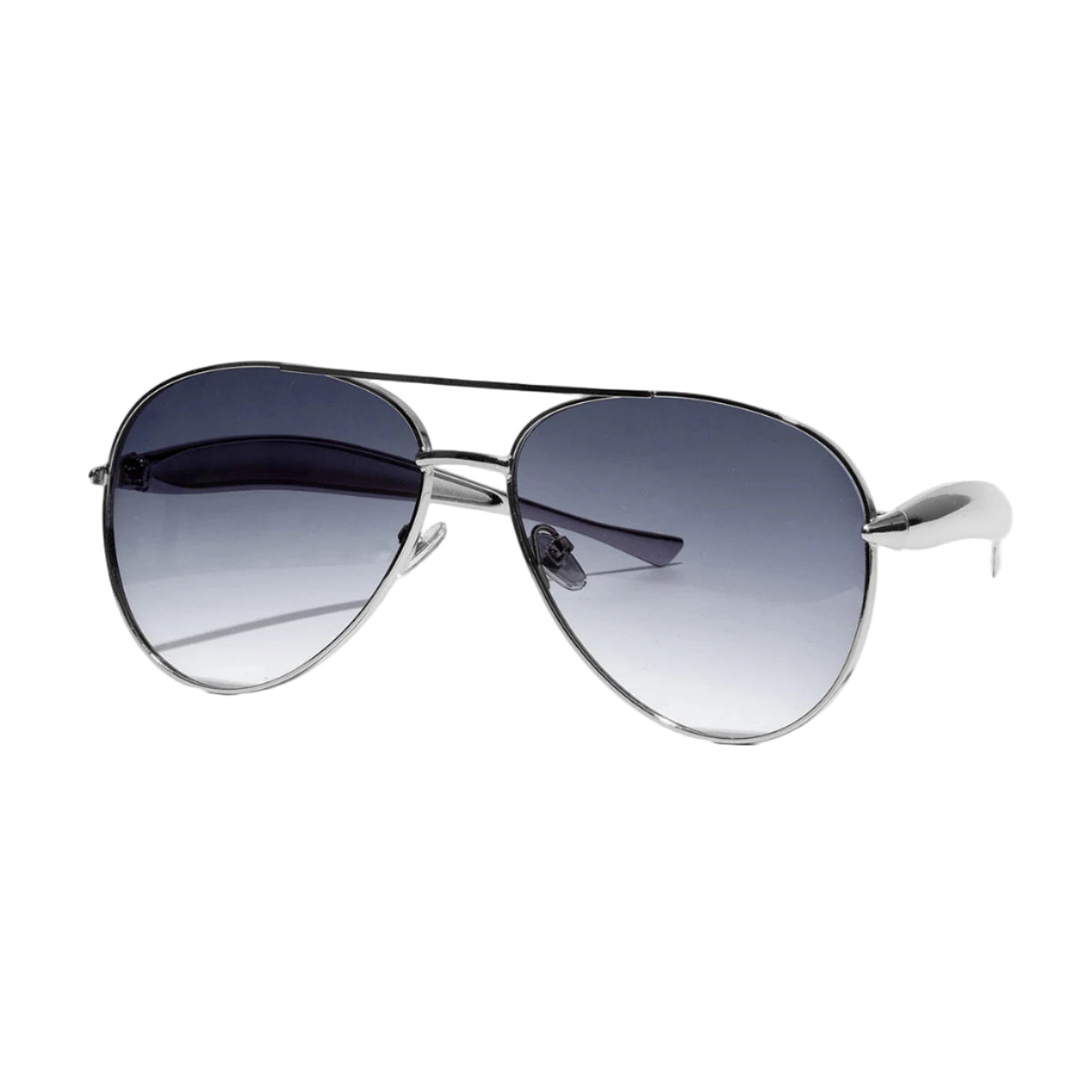 Lunettes de Soleil Aviateur Femme Gris Foncé
