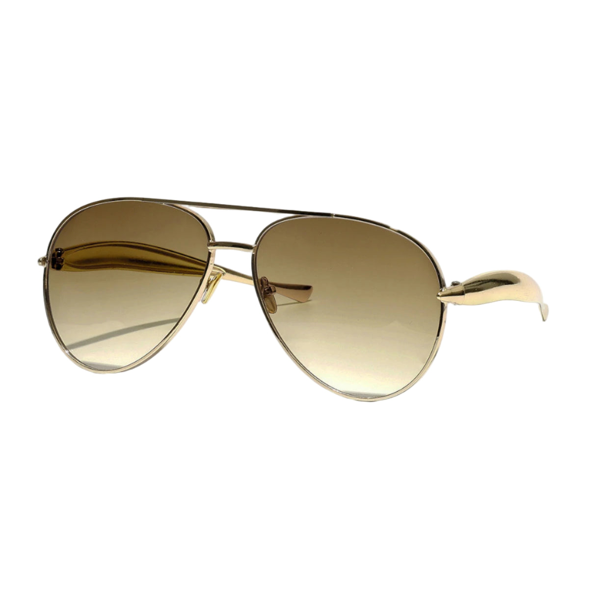 Lunettes de Soleil Aviateur Femme Marron