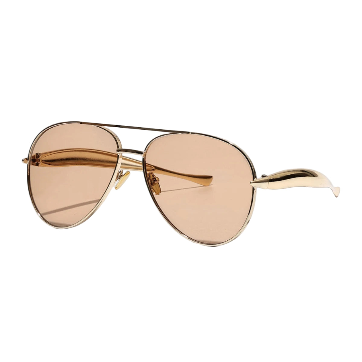 Lunettes de Soleil Aviateur Femme Rouge