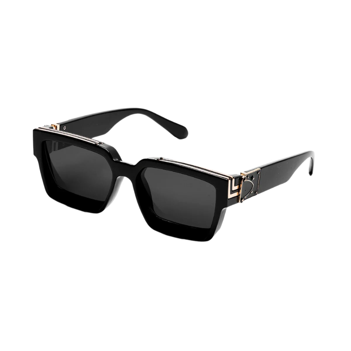 Lunettes de Soleil Carrées Tendances Noir
