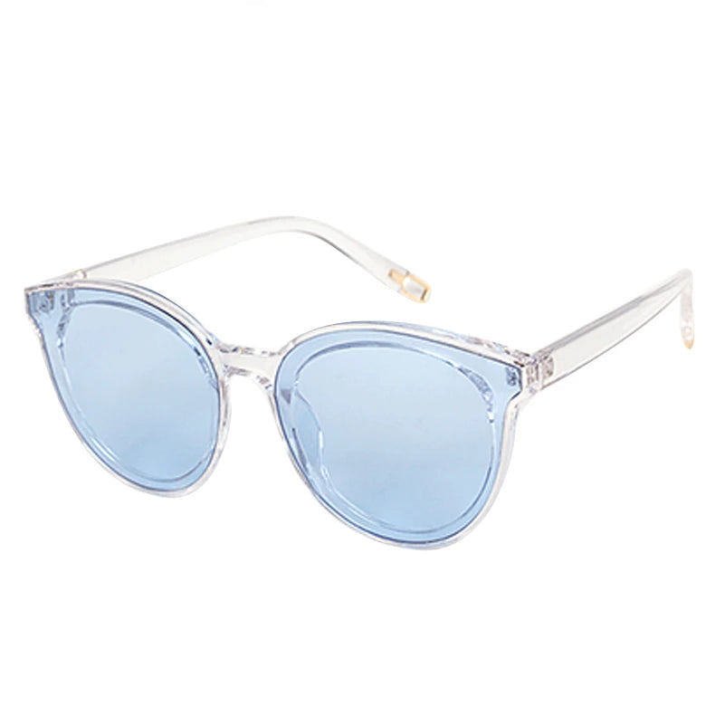Lunettes de Soleil Classique Femme Bleu