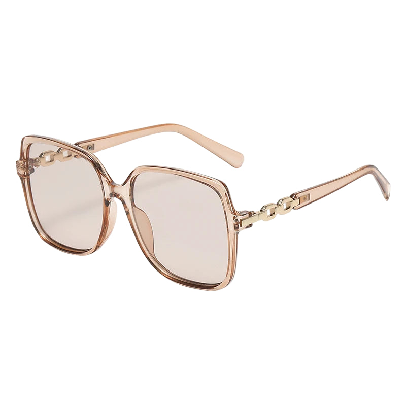 Lunettes de Soleil Femme Carrées Marron