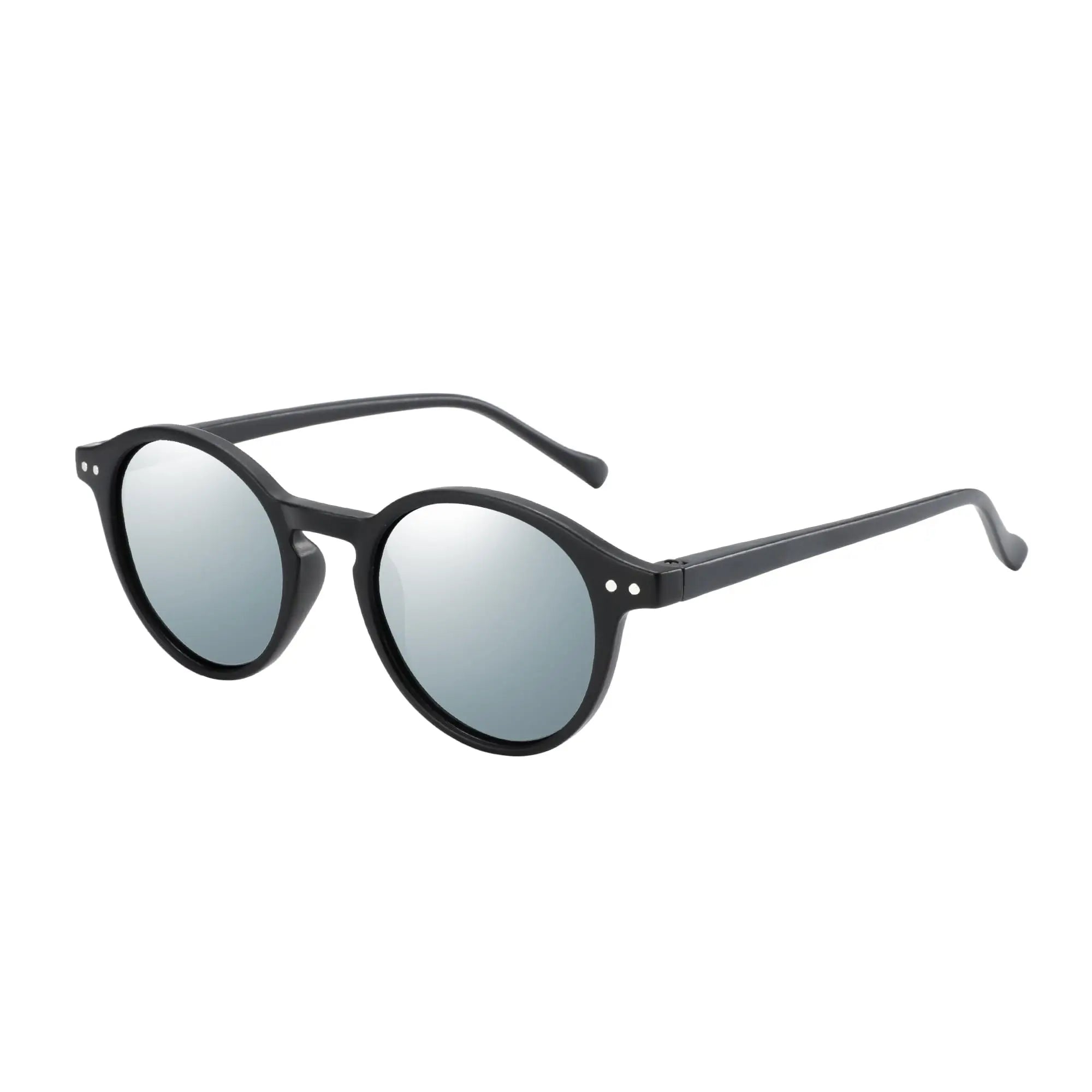Lunettes de Soleil Miroir Polarisées Gris Foncé