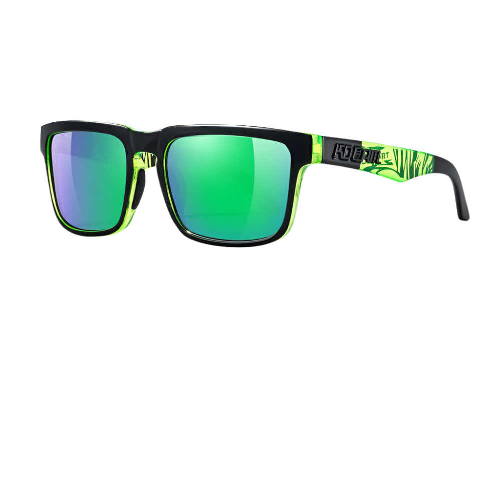 Lunettes de Soleil Miroir Vert