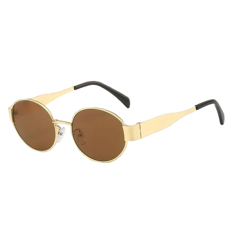 Lunettes de Soleil Ovales Vintage