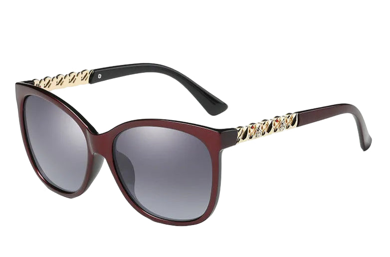 Lunettes de Soleil Polarisées Femme Rouge