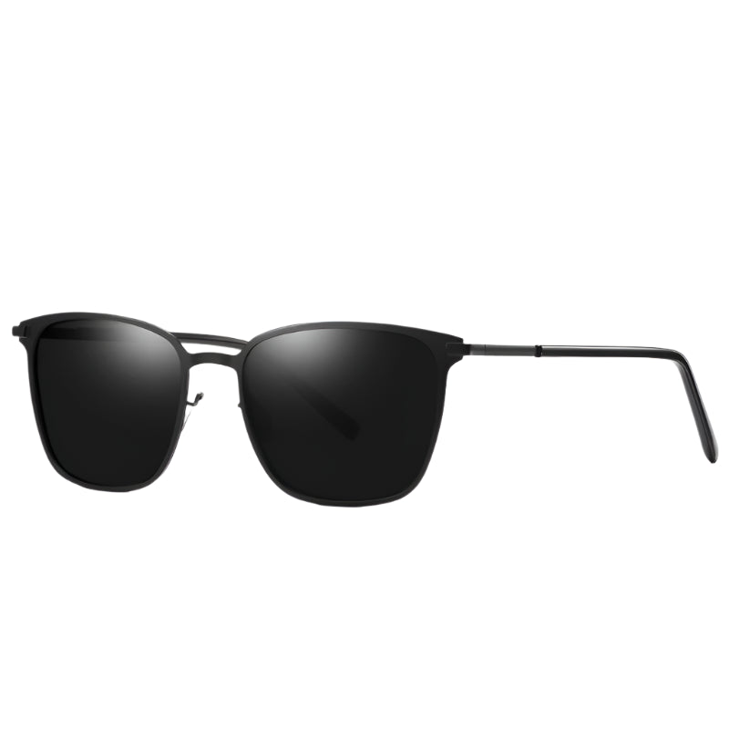 Lunettes de Soleil Polarisées Minimaliste Noir
