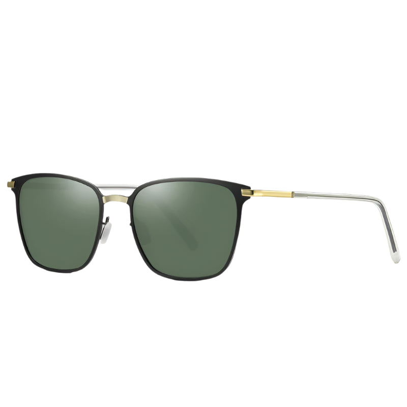 Lunettes de Soleil Polarisées Minimaliste Vert