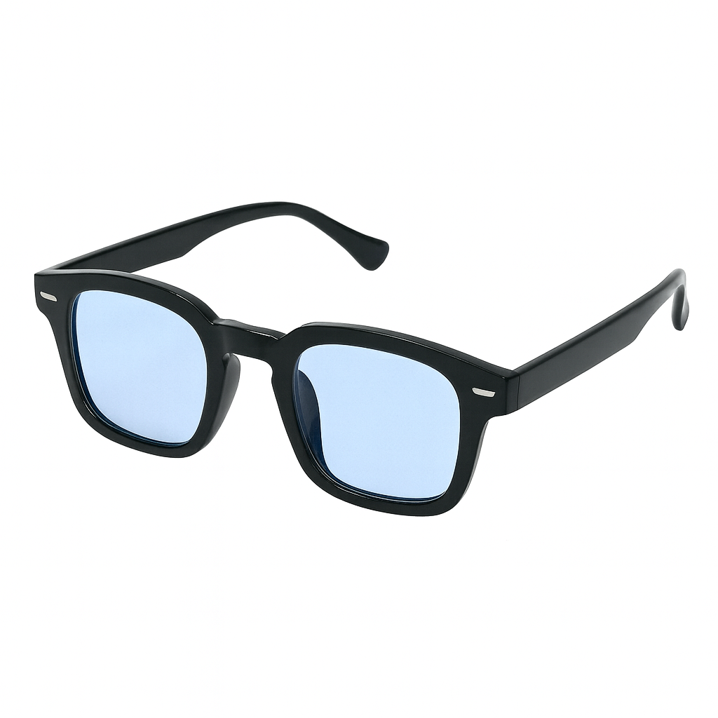 Lunettes de Soleil Rétro Streetwear Bleu
