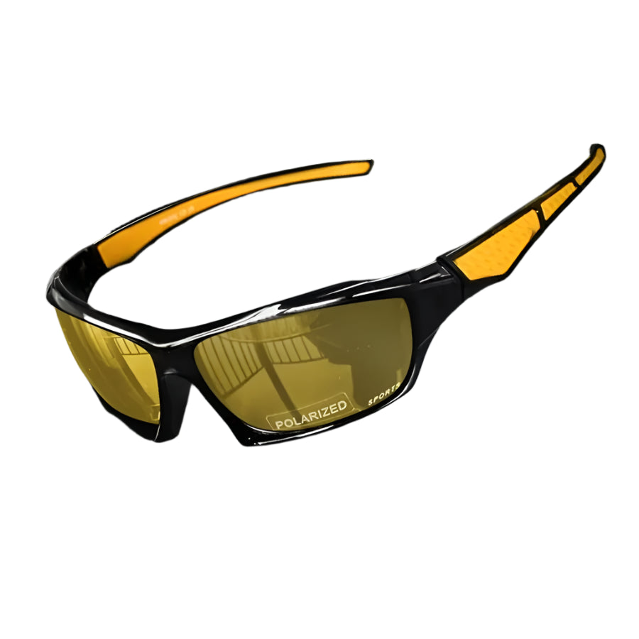 Lunettes de Soleil Sportives Miroir Jaune