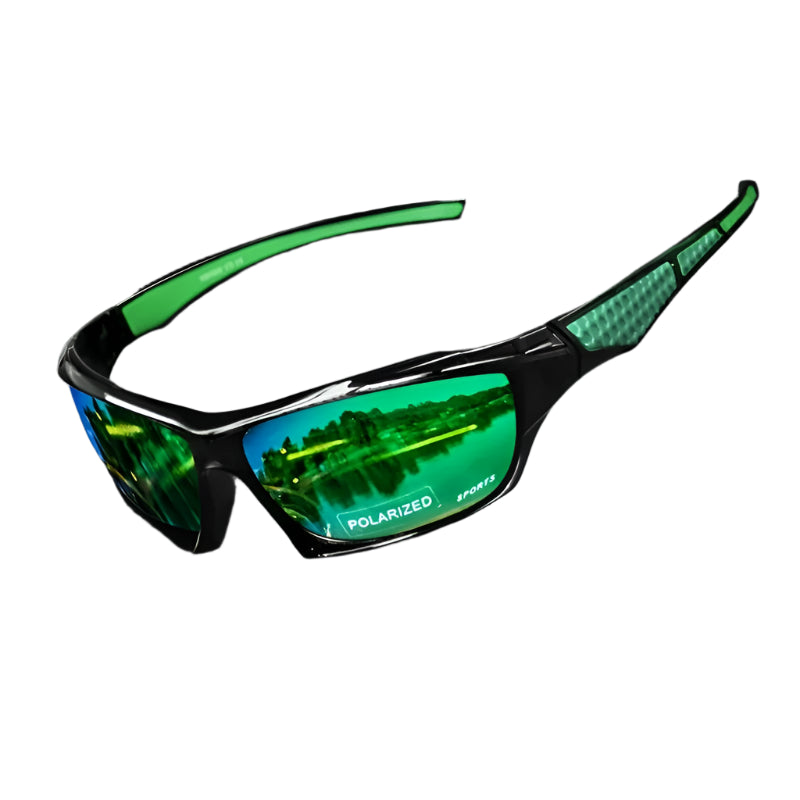 Lunettes de Soleil Sportives Miroir Vert