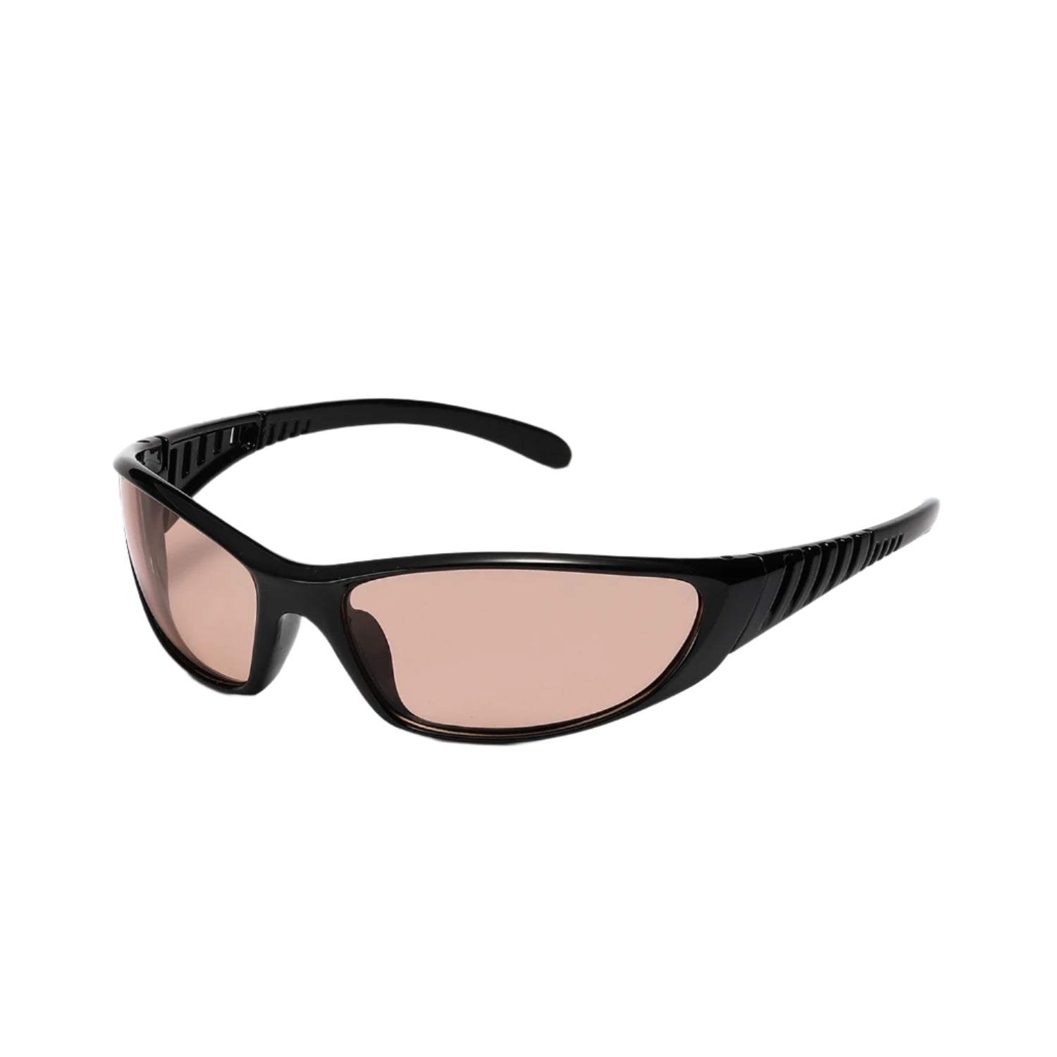Lunettes de Soleil Style Futuriste Marron