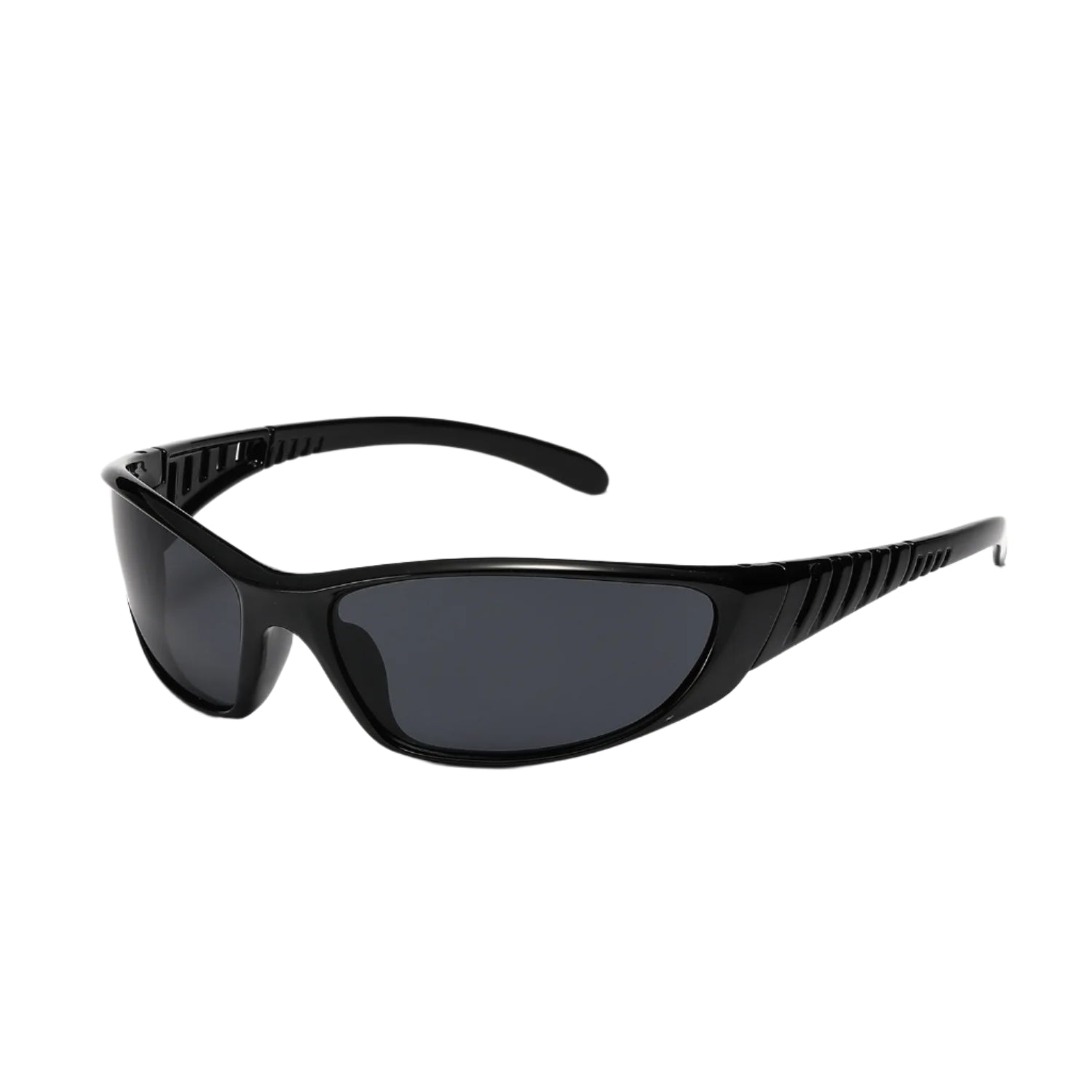 Lunettes de Soleil Style Futuriste Noir