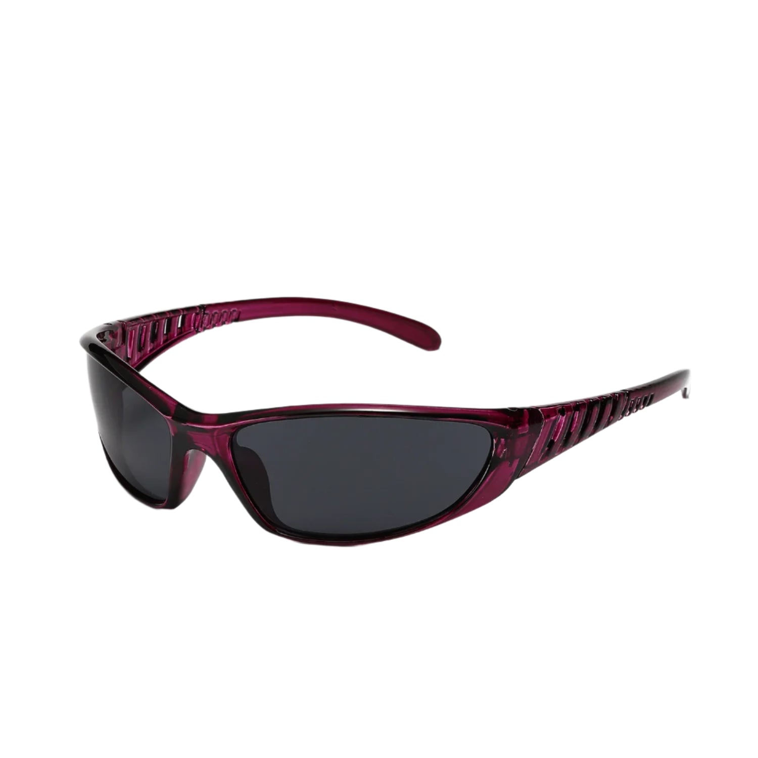 Lunettes de Soleil Style Futuriste Rouge