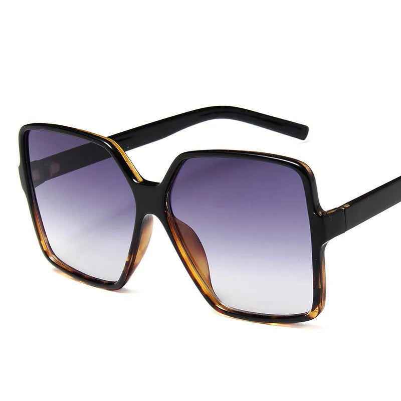 Lunettes de Soleil Surdimensionnées Léopard