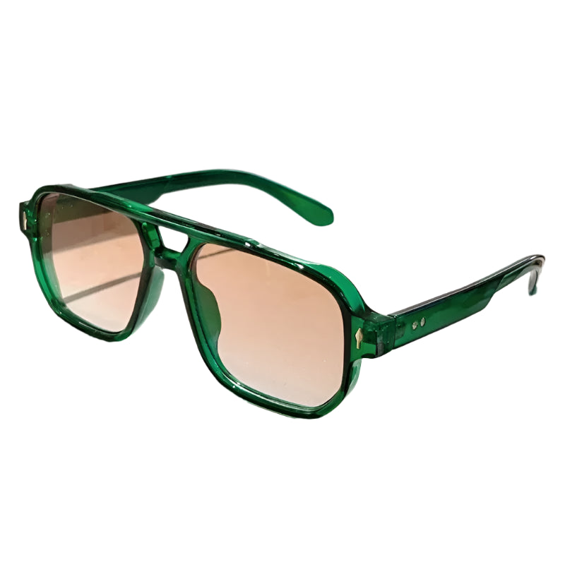 Lunettes de Soleil Vintage Vert