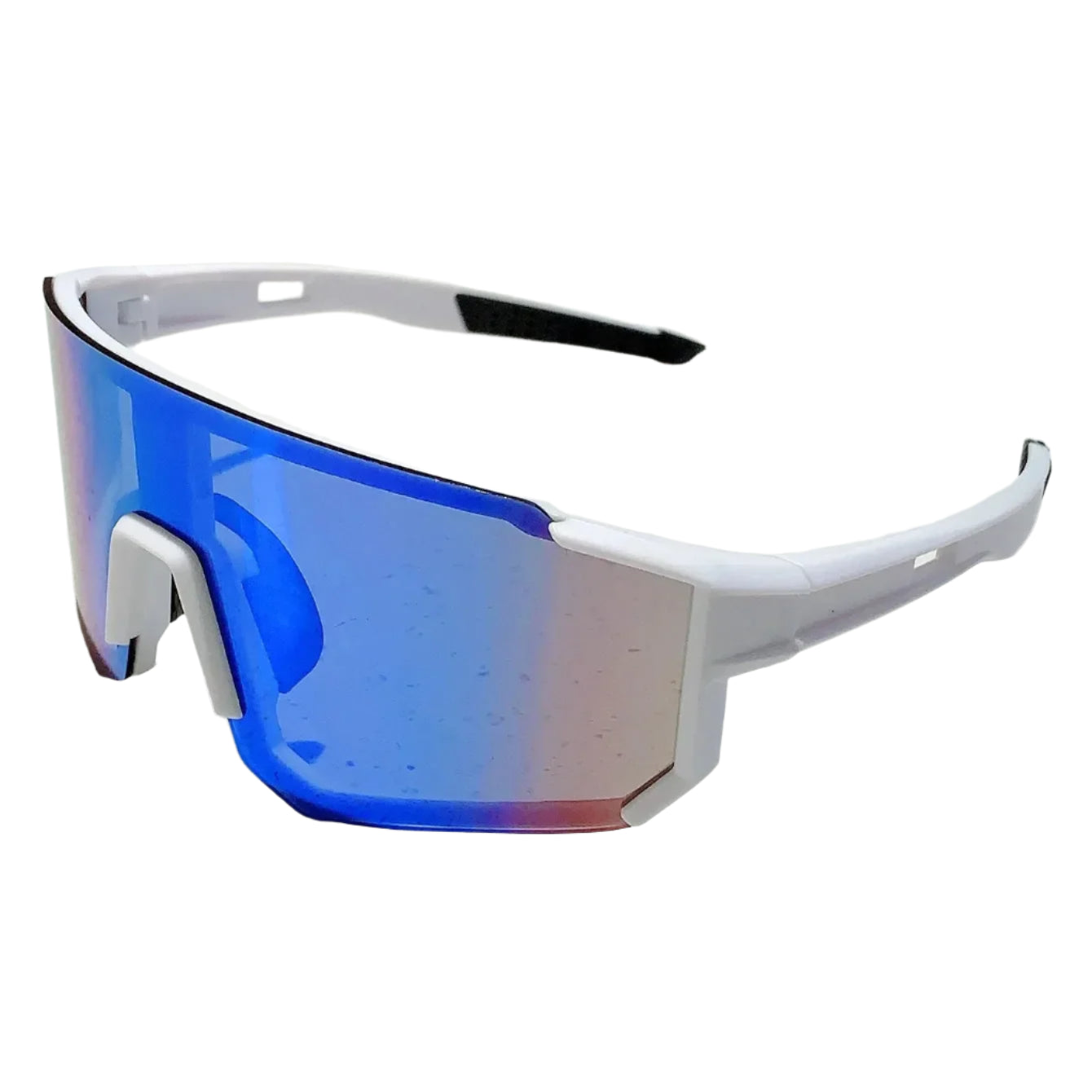 Lunettes de Soleil de Sport Bleu Blanc
