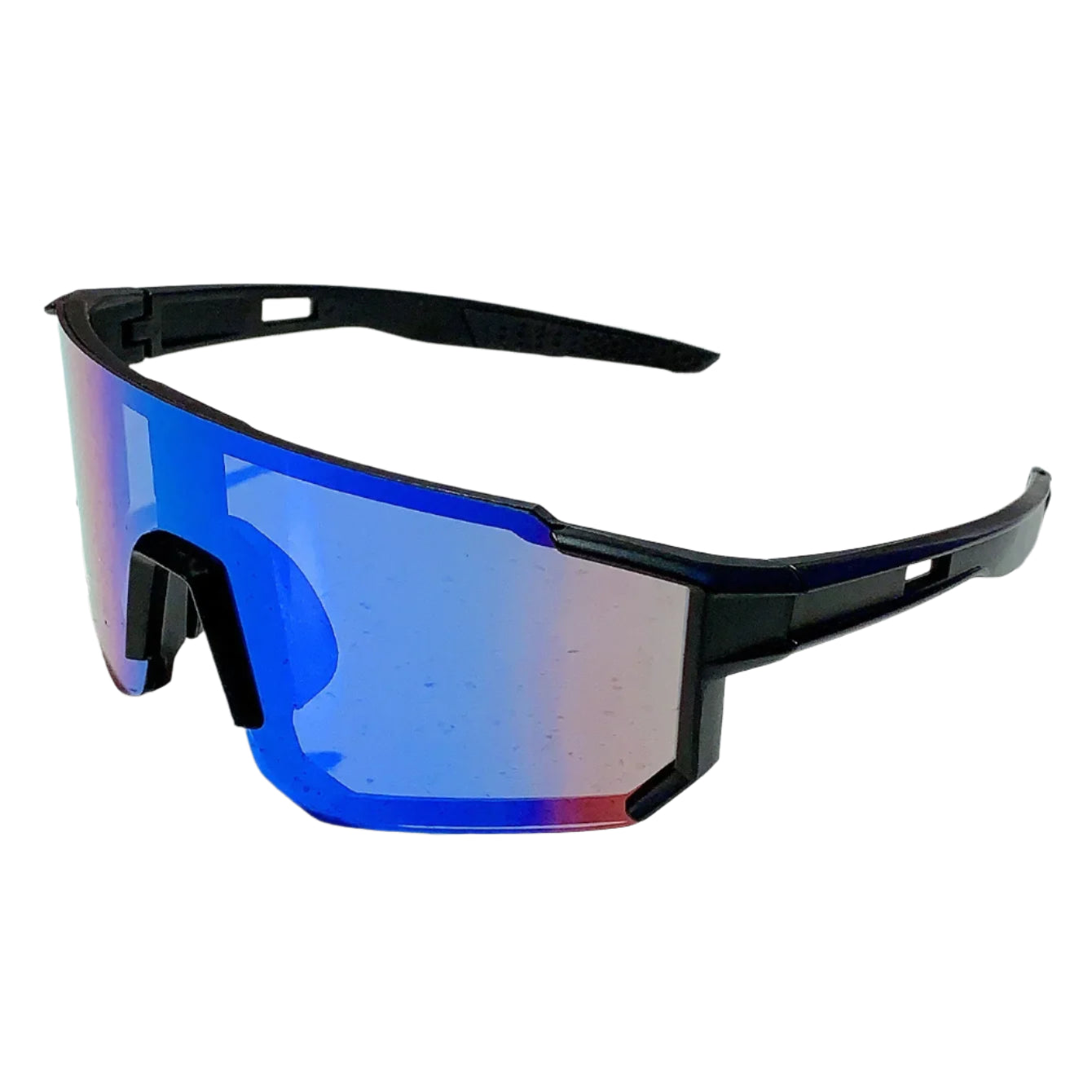 Lunettes de Soleil de Sport Bleu Noir
