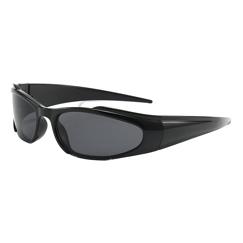 Lunettes de Soleil de Sport Rétro Noir
