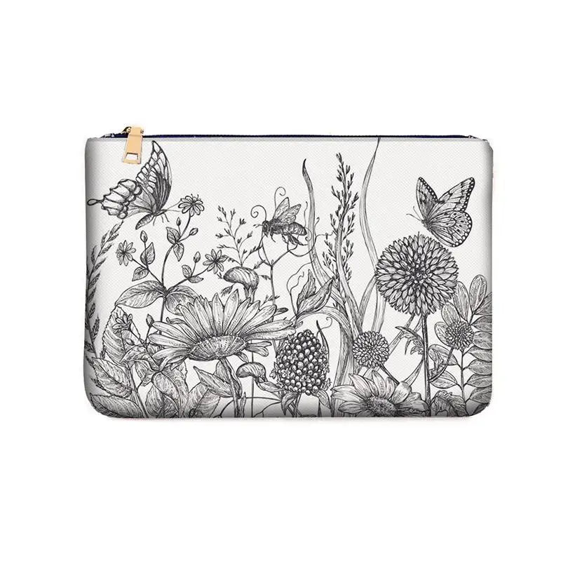 Mini Pochette à Motifs Printaniers 
