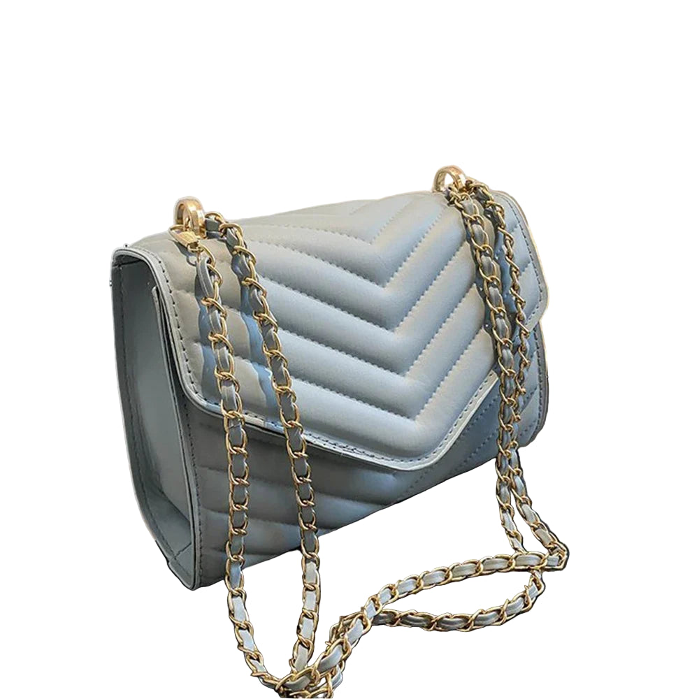 Pochette Bandoulière Minimaliste Elégante Bleu
