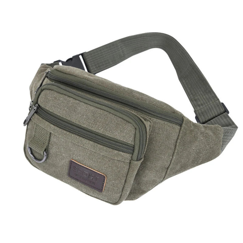 Sac Banane Homme Design Vert
