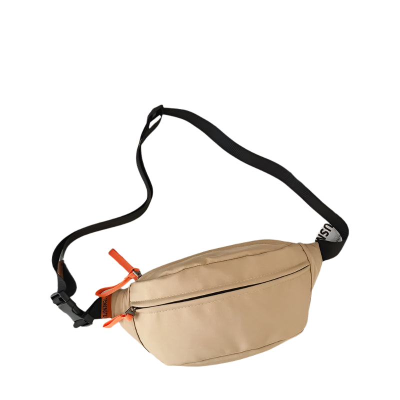 Sac Banane Homme Épuré Beige