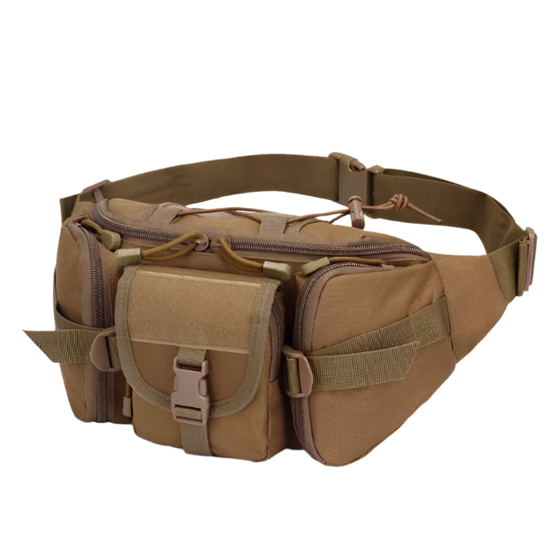 Sac Banane Multipoches Marron