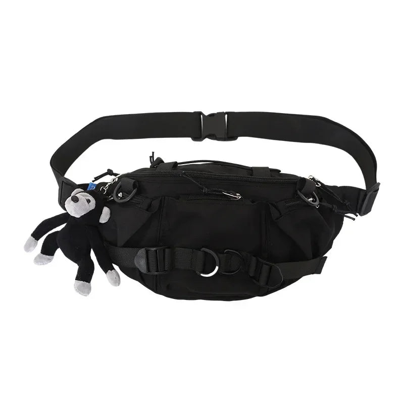 Sac Banane Streetwear Sportif Noir