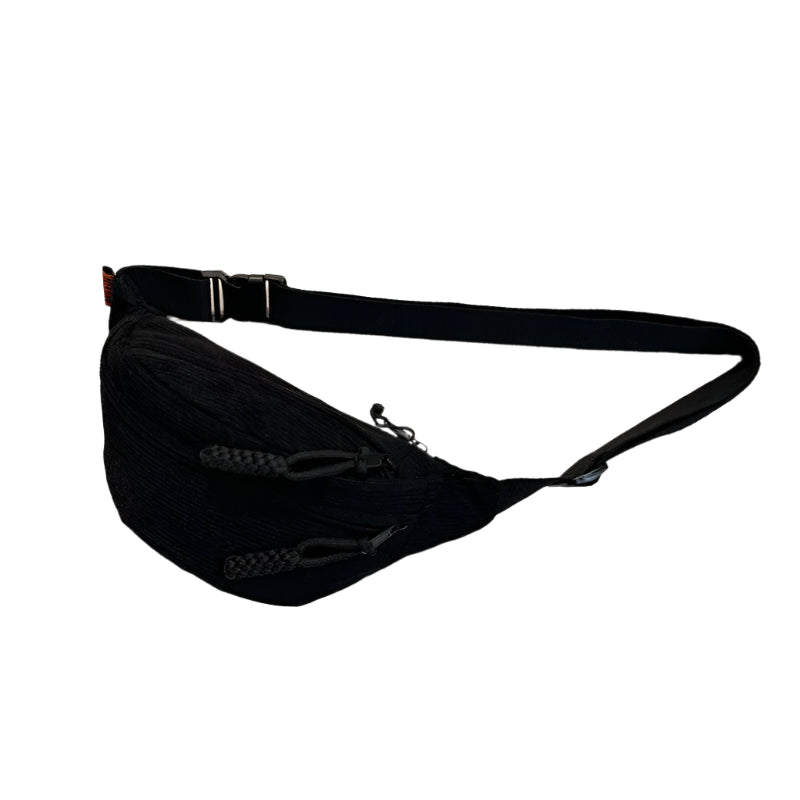 Sac Banane en Velours Noir